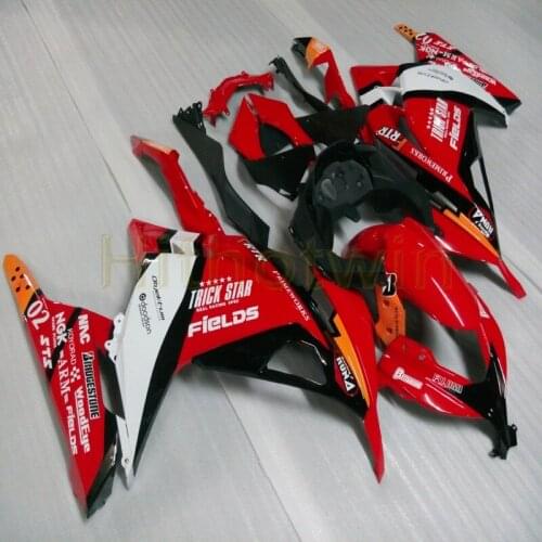 Bolts+Custom Injection mold red motorcycle article fairing for ZX300R EX300 2013 2014 EX-300 M2