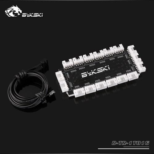 Bykski B-TR-1TO16 16 Channels RBW Led Device Sync Distributor
