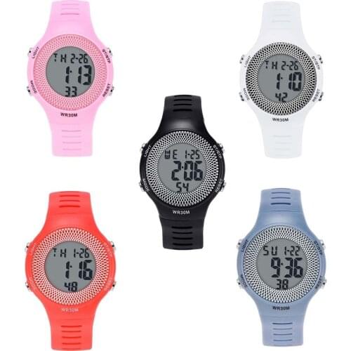 Ladies Electronic Watch Boutique Simple Pure Color 30M Waterproof Electronic Watch Pure Color Waterproof Electronic Watch часы