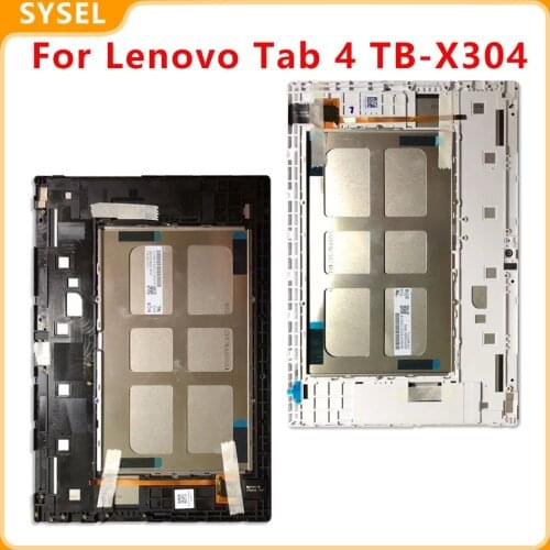 For Lenovo Tab 4 TB-X304 TB-X304L TB-X304F TB-X304N TB-X304 LCD Display Screen Digitizer Touch Panel Glass Assembly + Frame