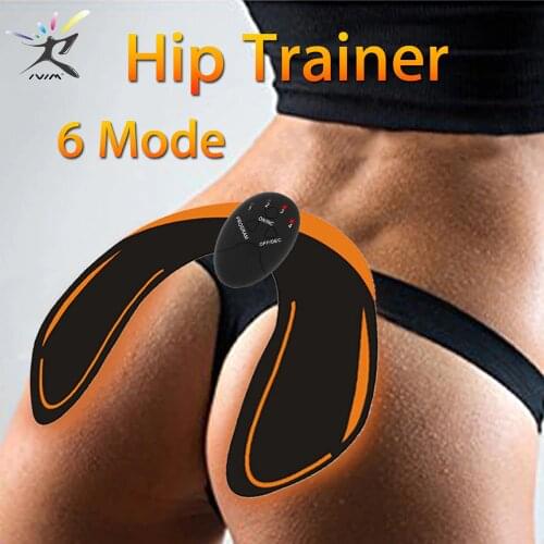 EMS Hip Trainer Muscle Vibrating Exercise Stimulate Machine Fitness Equipment 6 Modes Body Slimming Shaper Machine Workout