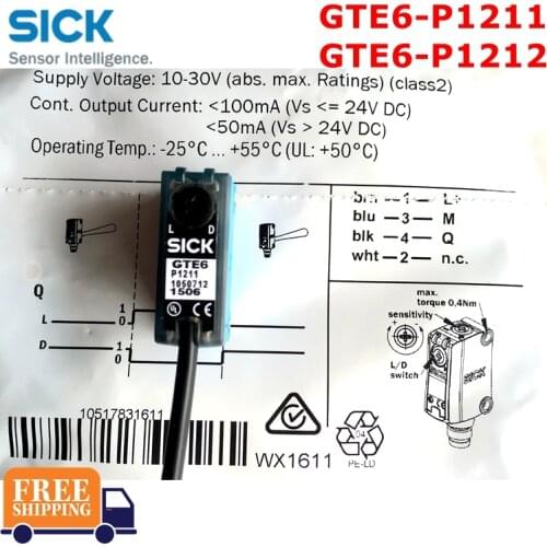 SICK Switch GTE6-P1211 1050712 GTE6-P1212 Brand new original