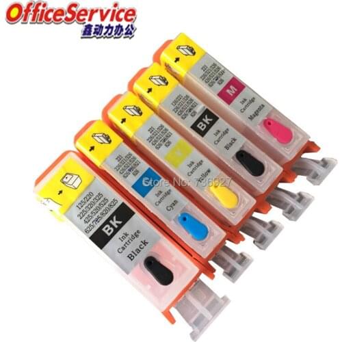 PGI-125 CLI-126 PGI125 CLI126 Refillable ink Cartridge For Canon IP4810 IP4910 IX6510 MG5210 MG5310 MG6110 MG6210 printer