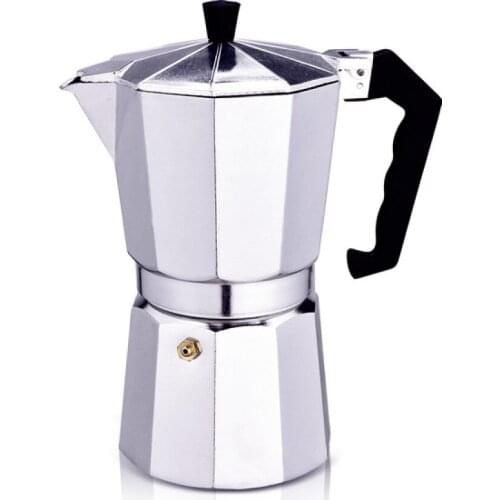 Moka Pot Aluminium Italian Coffee Brewing Tools Expresso Mocaccino Maker 1-12cup Drinkwares