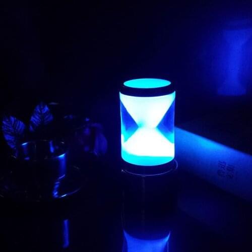 Switch button 7 color changing Coffee Shop Decorative Table Lamp Holiday Figurines for Christmas decoration free shipping 1pc