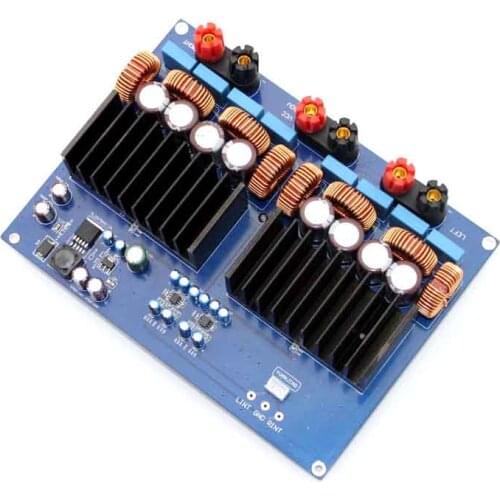 KYYSLB DC40-48V 2*600W TAS5630 OPA1632 2.0 High Power Digital Power Amplifier Board Home Audio Class D Amplifier Board 120mA