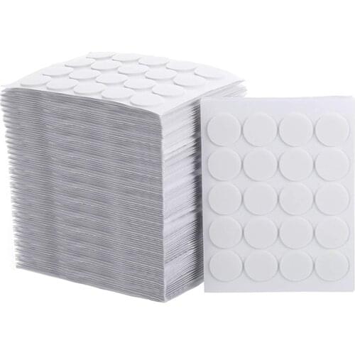 Best 500 Pieces of Candle Wick Stickers 2 mm Wax Stickers Candle Wick Glue Thermal Resistance Glue Stable in Hot Wax