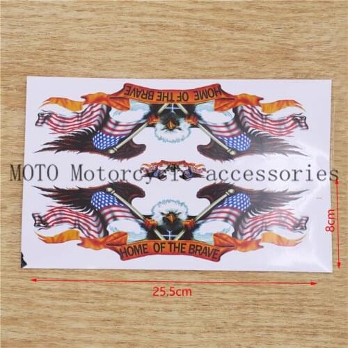 Decals for Home of the brave Eagle fuel tank Motorcycle Decals Stickers For Car Body Decals