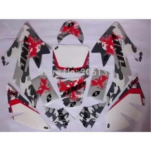 RACING MOTORCYCLE CRF50 sticker graphics kit decals for HONDA MOTO DIRT PIT BIKE PARTS XR CRF50 50