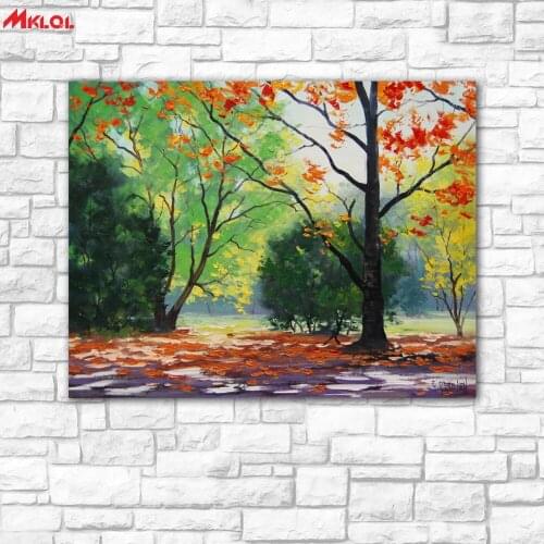 Wall Art Beauty of plants Scenery painting Painting For Living Room Home Decoration Oil Painting On Canvas Wall Painting no fram