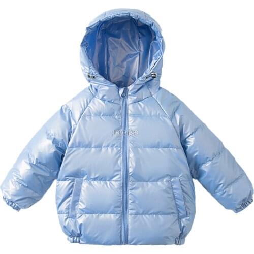 2021 New Childrens Down Jacket Boys And Girls Winter White Duck Down Hooded Warm Coats Kids Waterproof Casual Parkas Outwear