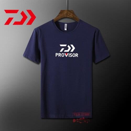 2021 New DAIWA Fishing T-shirt Cotton Quick-drying Breathable Fishing Blouse Outdoor Leisure and Comfortable Hiking Sportswear