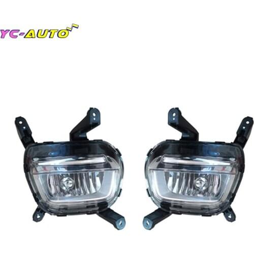 Car Front Bumper Fog Light Fog Lamp For KIA Rio K2 2014 2015 2016 2017 92201-4X500 92202-4X500 Driving Lamp Fog Lamp Assembly