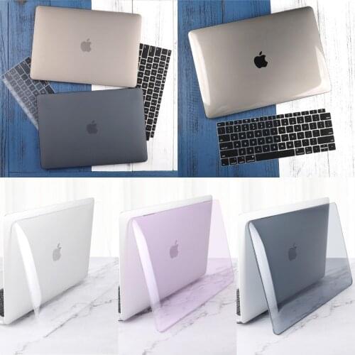 For Macbook 13.3" Transperant Clear Cover for Macbook Air Pro 13 15 16 Touch Bar/Touch ID 2020 A2289 A2338 A2337 M1 A2159