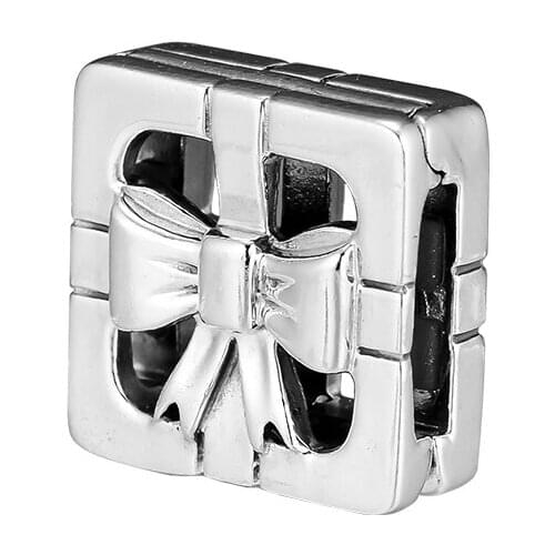 Reflexions Sweet Gift Box Clip Charm Sterling Silver Jewelry Beads For Jewelry Making Woman DIY Beads Wholesale