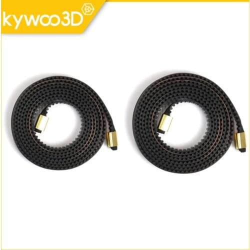 Kywoo3D 3Pcs Timing Belt for 3D Printer Black Rubber Closed And Open XYZ Axis Timing Belt 3D Printer Parts Accessories