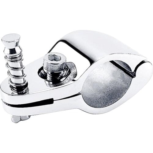 316 Stainless Steel Marine Boat Bimini Top Hinged Jaw Slide Hinge 1" 25mm Hardware Heavy Duty with Pin & Cam Clamp