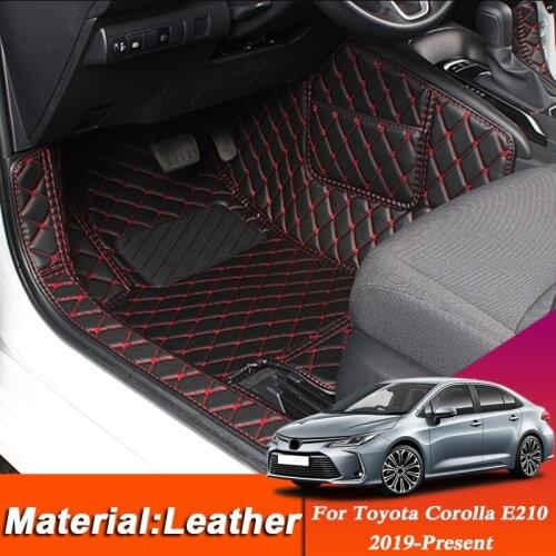 Car Styling Custom Foot Mat For Toyota Corolla E210 2019-Present Leather Floor Protect Waterproof Pad Auto Internal Accessories