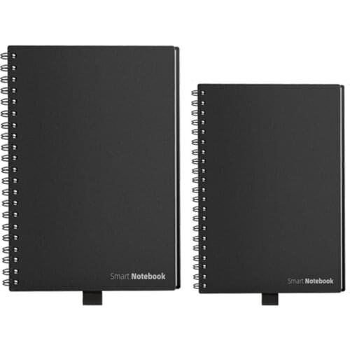 Smart Reusable Erasable Notebook Paper Microwave Wave Cloud Notepad Lined With Pen As Kids Gift, Smart Notebook