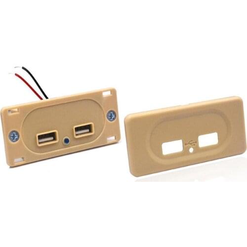 Rv Usb Charger Motorhome Travel Socket Power For Tablet Phone Dual Outlet Easy Install Recessed Mount Safety High Speed Charging