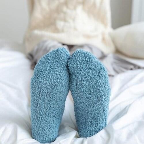 Thicken Women Winter Warm Soft Fluffy Home Floor Sleeping Confinement Socks Thick Warm Sleep Socks Slippers Socks for Mens
