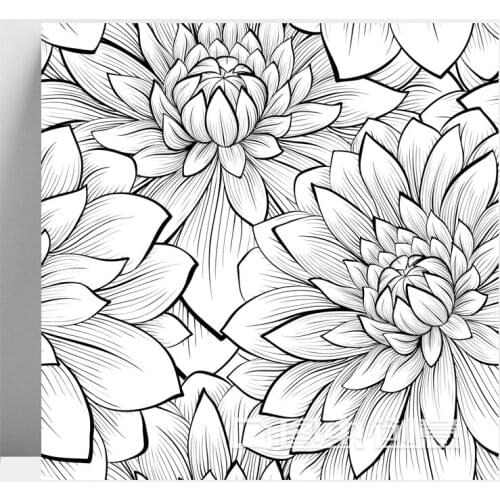 ZhuoAng Petal Background Clear Stamp / DIY scrapbook / album decoration transparent seal / seamless seal