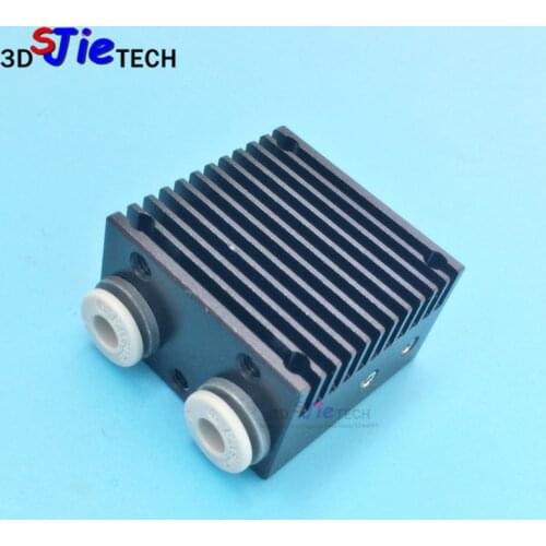 3D Printer parts Multi Color Cyclops/Chimera 2 In 1 Out j-head TEVO heatsink Aluminium Block black /silver