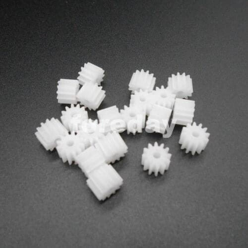 20Pcs NEW DIY 122A Plastic 12T 5X7=H:D Aperture: 1.95MM 2mm Spur Gear Model Accessories Plastic Spur Gear 12 Teeth T=12 122A 2A