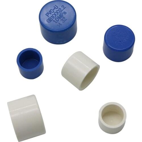 Inner Diameter 20mm 25mm 32mm PVC End Plug Pipe Hose End Connectors Garden Irrigation Tube Waterstop Connection Fittings 1 Pc