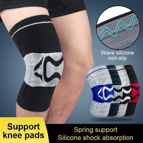 1pc Knee Pad Sleeve Compression Knitted Leg Support Patella Protector Outdoor Fitness Gym Weight Lifting Basketball KneePads