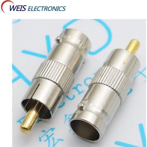 10PCS NC female to RCA male , AV to Q9 female , BNC Video converter , socket NC-F TO RCA-M