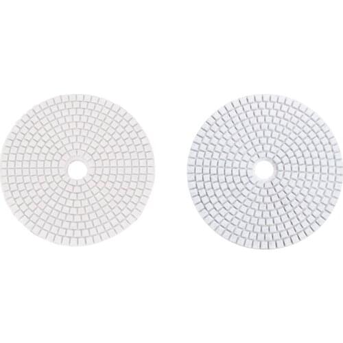 2Pcs 5 Inch 125Mm Wet Diamond Polishing Pads Marble Granite, Grits 30 & 400