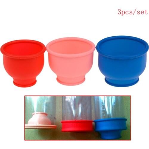 3 Pcs Men Penis Pump Ring Silicone Sleeve Penis Extender Trainer Accessories Men Masturbator Penis Pump Accessories Sex Toy