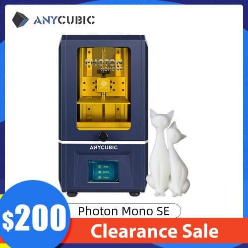 ANYCUBIC Photon Mono SE 3d Printer with 6.08''2K Monochrome LCD High Speed Resin 3d Printer APP Remote Control impresora 3d