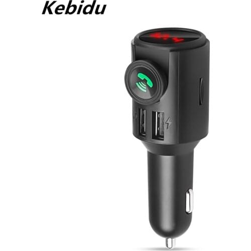 Kebidu 18W 3.1A Car Charger Quick Charge 3.0 Universal Dual USB Fast Charging QC For iPhone Samsung Xiaomi Mobile Phone In Car
