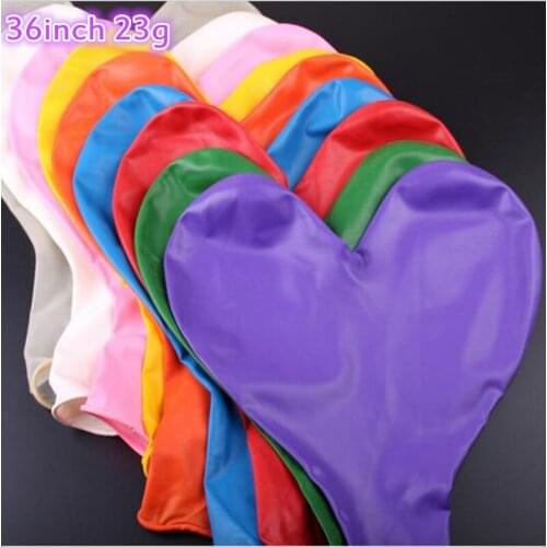 10pcs/lot Heart shaped Thickening big balloons Wedding supplies Party Birthday Colors Ballon Helium Inflable100% Latex balloons