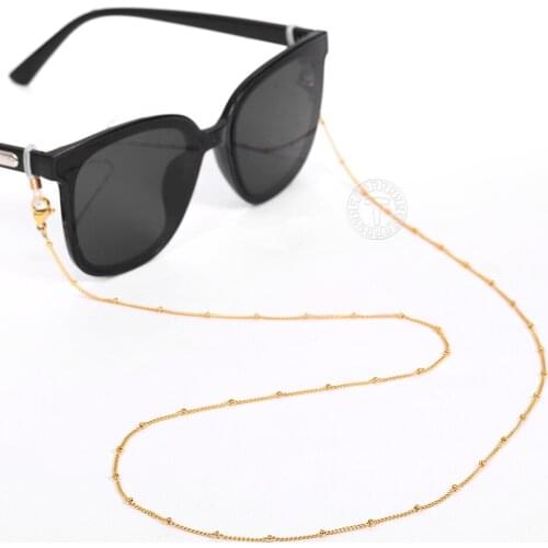 Eyeglasses Chain Hanging Bead Paperclip Rolo Strap Chain Sunglasses Spectacles Holder Neck Cord Glasses Mask Chain LDN254
