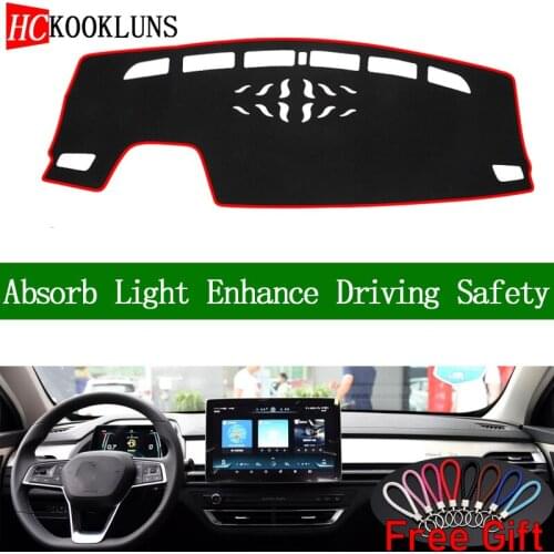 For BYD QIN pro DM 2018 Dashboard Cover Sun Shade Dash Mat Pad Carpet Car Stickers Interior Accessories