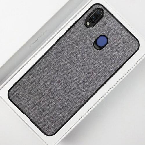 For Samsung Galaxy A10 A30 A40 A50 A70 Case Luxury Skin Soft Silicone edge fabric back cover protective case for samsung a70 a50