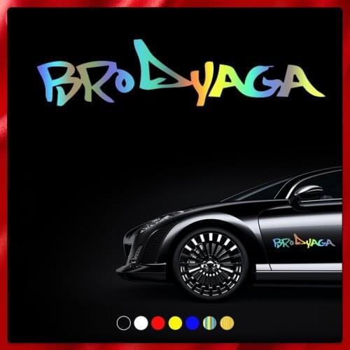 CS40040# Funny Vinyl Decal Brodyaga Car Sticker Waterproof Auto Decors on Car Body Bumper Rear Window