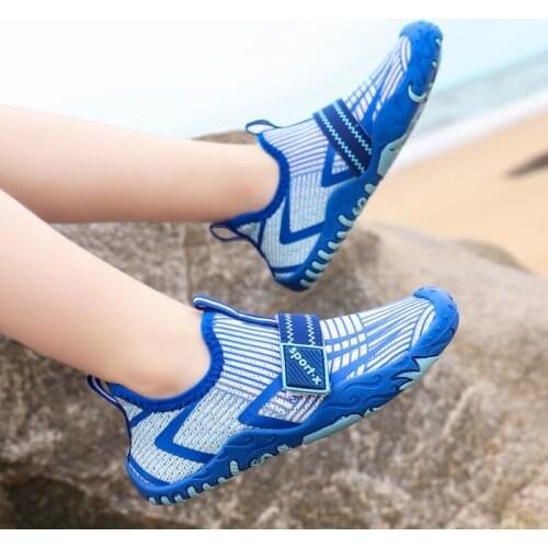 Breathable Non Slip Upstream Seaside Sneakers For Boys Girls Quick-Dry Barefoot Beach Childrens Aqua Shoes Outdoor Walking Shoes