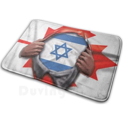 Israel Flag Canadian Flag Ripped - Gift For Isreali From Israel Carpet 1396 Carpet Isreali Pride