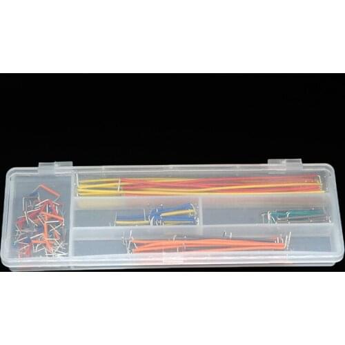 Hot Sell 140 pcs U Shape Solderless Breadboard Jumper Cable Wire Kit For Arduino Shield For raspberry pi Drop Shipping