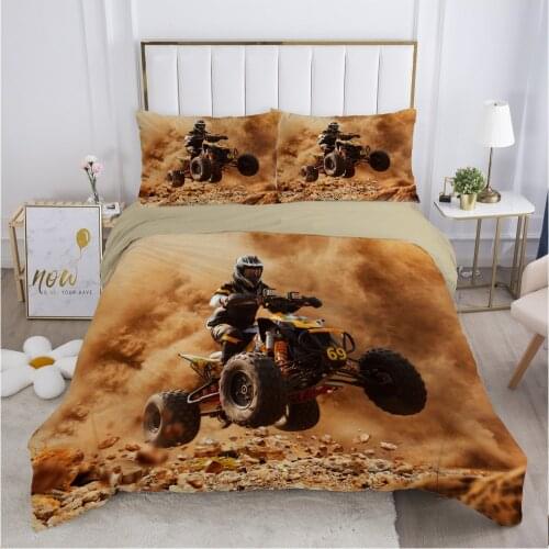 Bedding set Queen King Full Double Duvet cover set pillow case Bed linens Quilt cover 240x220 240*260 Car sand dust