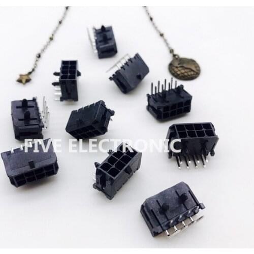 5pcs/Lot 43045-0800 CONN HEADER 8 Positions Header Connector 0.118" (3.00mm) Through Hole, Right Angle Tin 0430450800