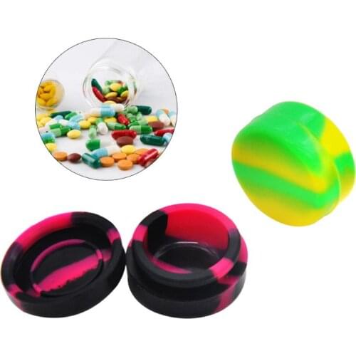 3ml Mini Silicone Case Pill Storage Organizer Tablets Dispenser Medicine Box Health Hygiene Bottle Portable Travel Accessory