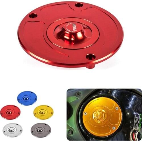 Motorcycle Fuel Gas Tank Cover Cap with Rapid Locking for KAWASAKI Z1000 Z800 Z750 ZZR1400 ER6N
