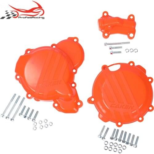 Water Pump Cover Clutch Guard Ignition Protector For SX XC XCW XC-W TPI For Husqvarna TE TC TX 250 300 250i 300i Dit Bike