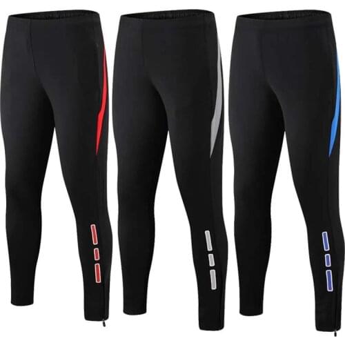 Mens Athletic Track Pants Striped Soccer Training Pants Running Jogger Pants with Zipper Pockets Gym Running Trousers