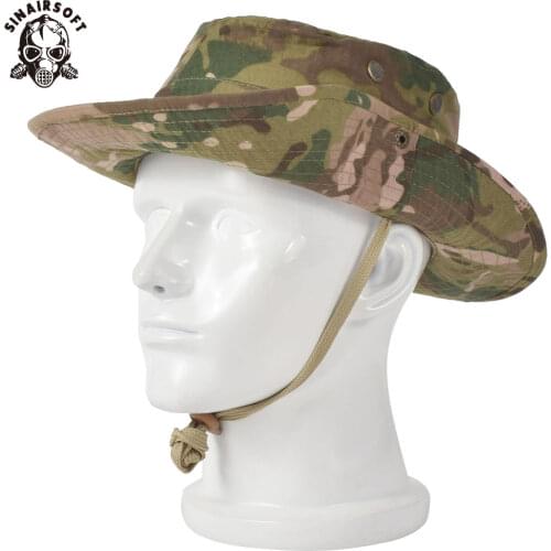 SINAIRSOFT Summer Tactical Bonnie Army Hunting Hat Military Camouflage Outdoor sports Mountaineering Cap Men Nylon LY1203
